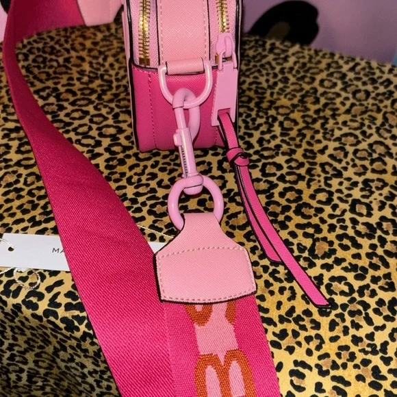 SNAPSHOT MARC JACOB CROSSBODY BAG PINK COLOR BLOCK - Picture 8 of 11